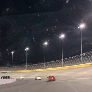 NASCAR Night Racing under the Mojave Sky