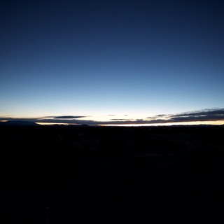 Twilight Over the New Mexico Desert Landscape