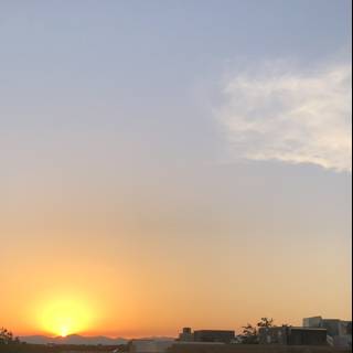 Serene Sunset over Santa Fe