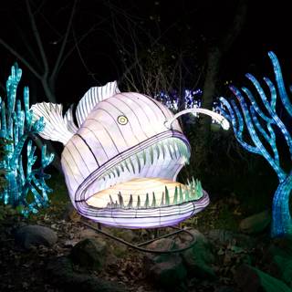 Luminescent Sea Life: An Artful Night at the Oakland Zoo
