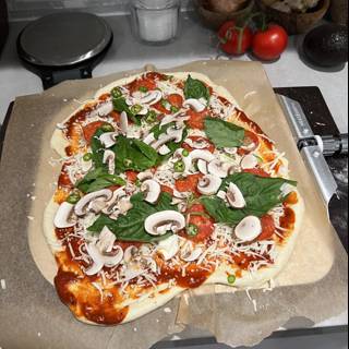 Delicious Pizza Ready to be Served
