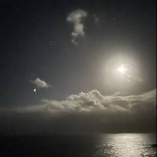 Moonlit Night at Jenner Beach