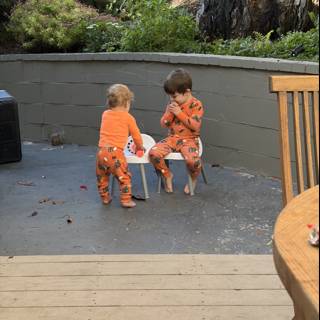 Morning Playtime in the Backyard