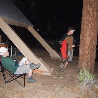 Night Camping with Friends