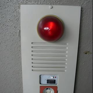 Wall-Mounted Switch with Red Light