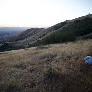 Child's Wonder at Dusk on Mount Diablo