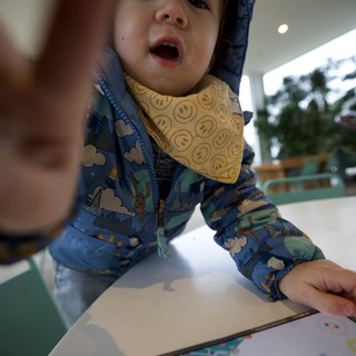 Toddler at Ashes and Diamonds Restaurant