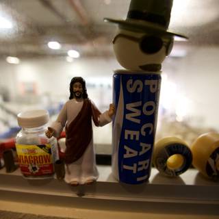 Jesus Figurine on the Shelf