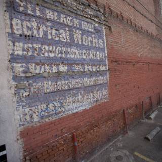 Brick Wall Sign