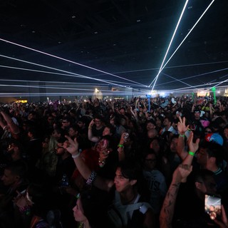 Laser Grid Electrifies Massive Wobbleland Festival Crowd