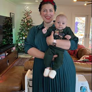 Festive Smiles and Holiday Lights