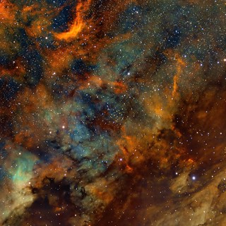 NGC 6997 Open Cluster in the North America Nebula