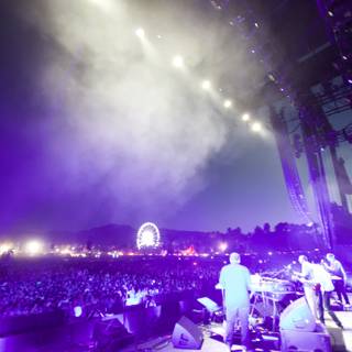 Smoke and Spotlights at Coachella Concert