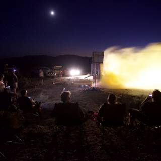 Rocket Launch Night Watchers