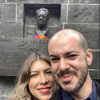 Selfie with a Statue