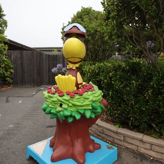 Quirky Cartoon Bird Statue at Sonoma County Balloon Festival