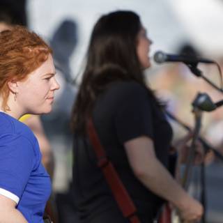 Red-Haired Entertainer Rocks Coachella Concert
