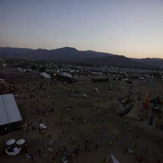 Sunset Crowd at Coachella Festival