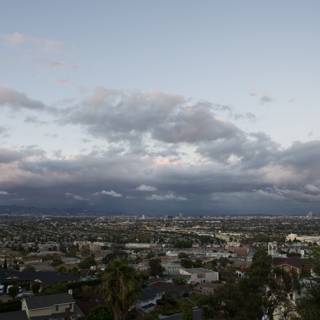 Cloudy Horizon over Urban Neighborhood