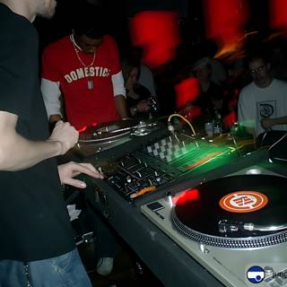 Live DJ Performance at Nightclub