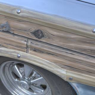 Vintage Car with Wood Paneling