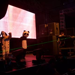 Panda Rockstar on Stage