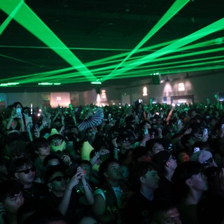 Green Laser Light Show Electrifies Wobbleland 2026 Crowd