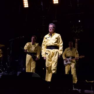 Yellow Suited Man Rocks the Coachella Stage