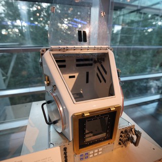 Exposed Space Station Module Display at Science Center