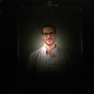 Portrait of Dave B in a Dark Room
