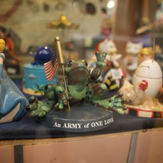 Eclectic Figurine Ensemble in Chinatown, 2023