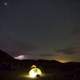 Starry Skies over our Mountain Tent