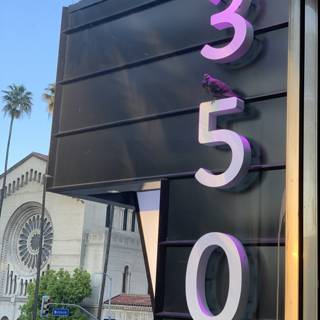 The 350 Theater Sign in Los Angeles