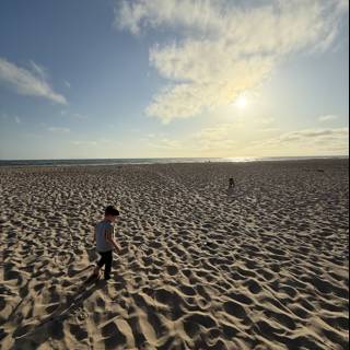 Golden Stroll at Oxnard Beach