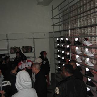 Standing in Front of a Sneaker Wall