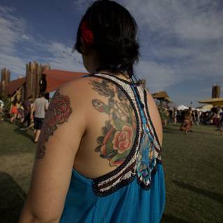Tattooed Back at Coachella