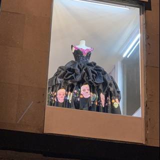 Little Black Dress in the Shop Window
