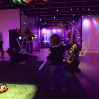 Child Enjoying Baby Rave at Asian Art Museum