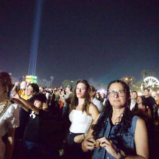 A Night to Remember: Enthralled Spectators at Coachella 2024