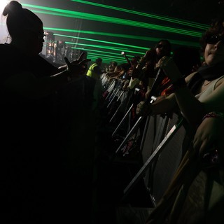 Green Laser Light Show at Wobbleland Festival 2026