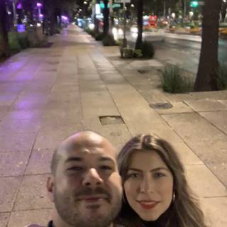 Nighttime Selfie in the City