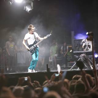 Rocking out on Stage