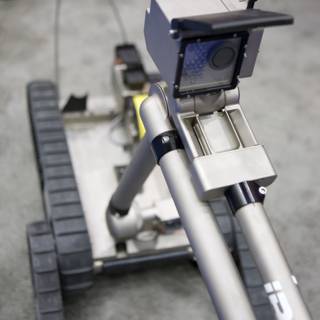 Robot with Camera on Display at 2008 Homeland Security Con