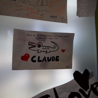 Memorial Tribute Wall for Claude the Alligator
