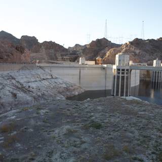 Majestic Hoover Dam with Cascading Water