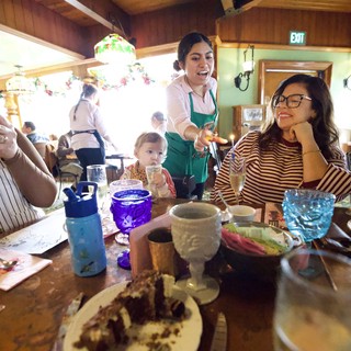 Family Dining Experience at Cozy Restaurant
