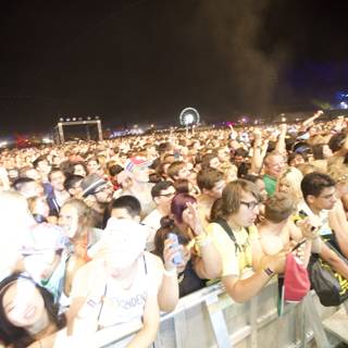 The Euphoric Crowd at Coachella Music Festival