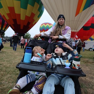 Wide-Eyed Wonder at the Hot Air Balloon Festival