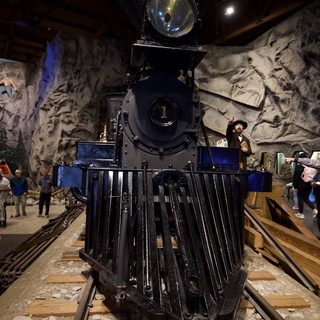 Historic Steam Locomotive Number 1 at Railroad Museum
