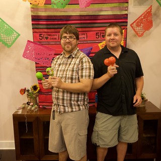 Friends Celebrate Fifth Anniversary Fiesta with Maracas